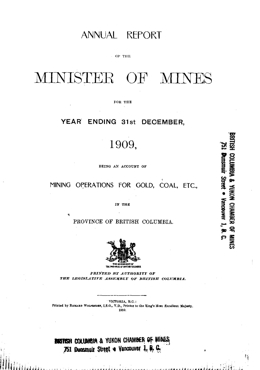 Annual Report 1909