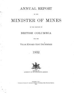 Annual Report 1932