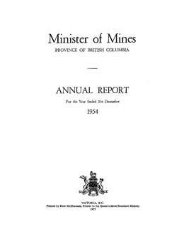 Annual Report 1954