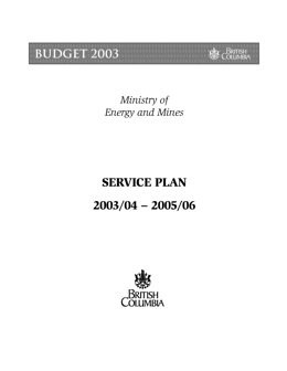 Annual Service Plan Report 2003-2004