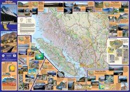 Southern British Columbia: geological landscapes highway map