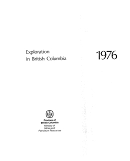 Exploration in British Columbia, 1976