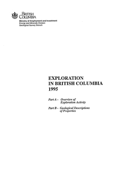 Exploration in British Columbia, 1995