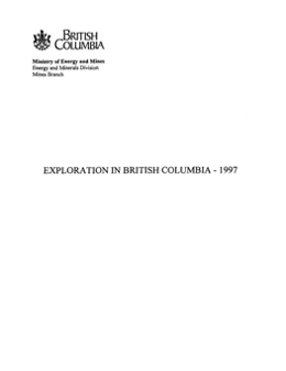 Exploration in British Columbia, 1997