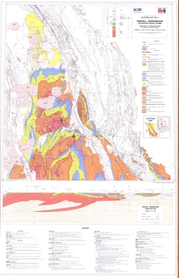 Purcell Supergroup, Southeastern British Columbia, Geological Compilation Map (82G,F,E; 82J/SW; 82K/SE)
