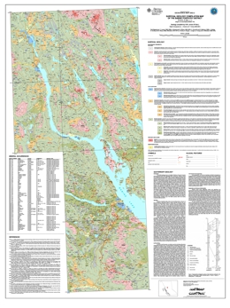 Surface Geology Compilation Map of the Babine Porphyry District (93L/9,16; 93M/1,2,7,8)