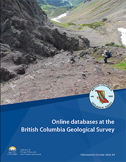 Online databases at the British Columbia Geological Survey Front Cover