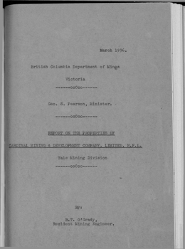Miscellaneous Report 1936