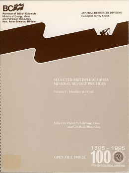 Cover image of BCGS Open File 1995-20