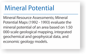 Mineral potential maps