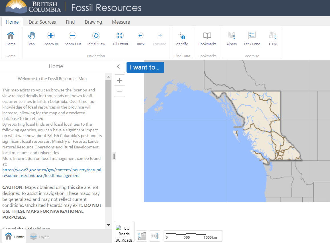 Fossil resource map link