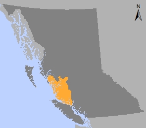 Map of Central Coast area