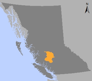 Map of Chilcotin SRMP area