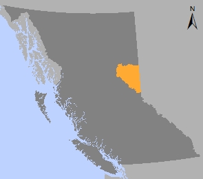 Map of Dawson Creek LRMP area