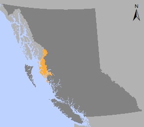 Map of North Coast area