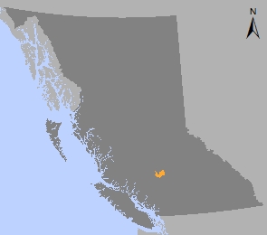 Map of South Chilcotin SRMP area