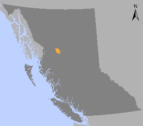 Map of West Babine SRMP area
