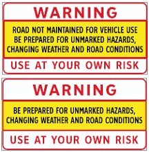 FSR User Warning Signs