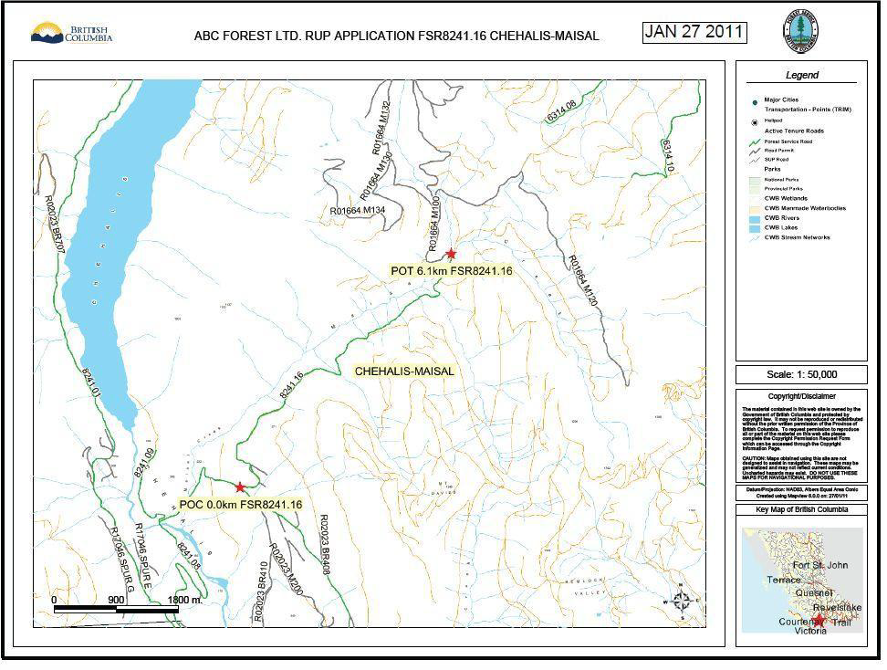 Location Map Standards Example