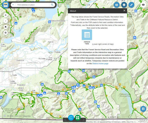 Thumbnail image of the FSR Interactive Safety map