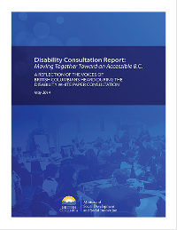 Disability Consultation Report cover