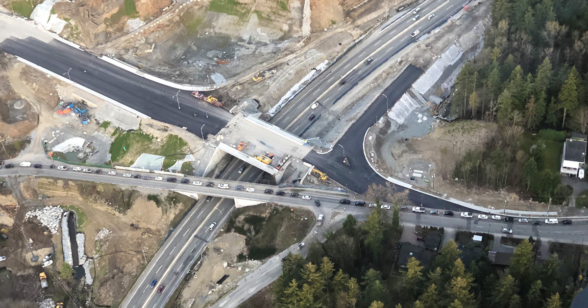 Highway 1 at Mountain Hwy Interchange