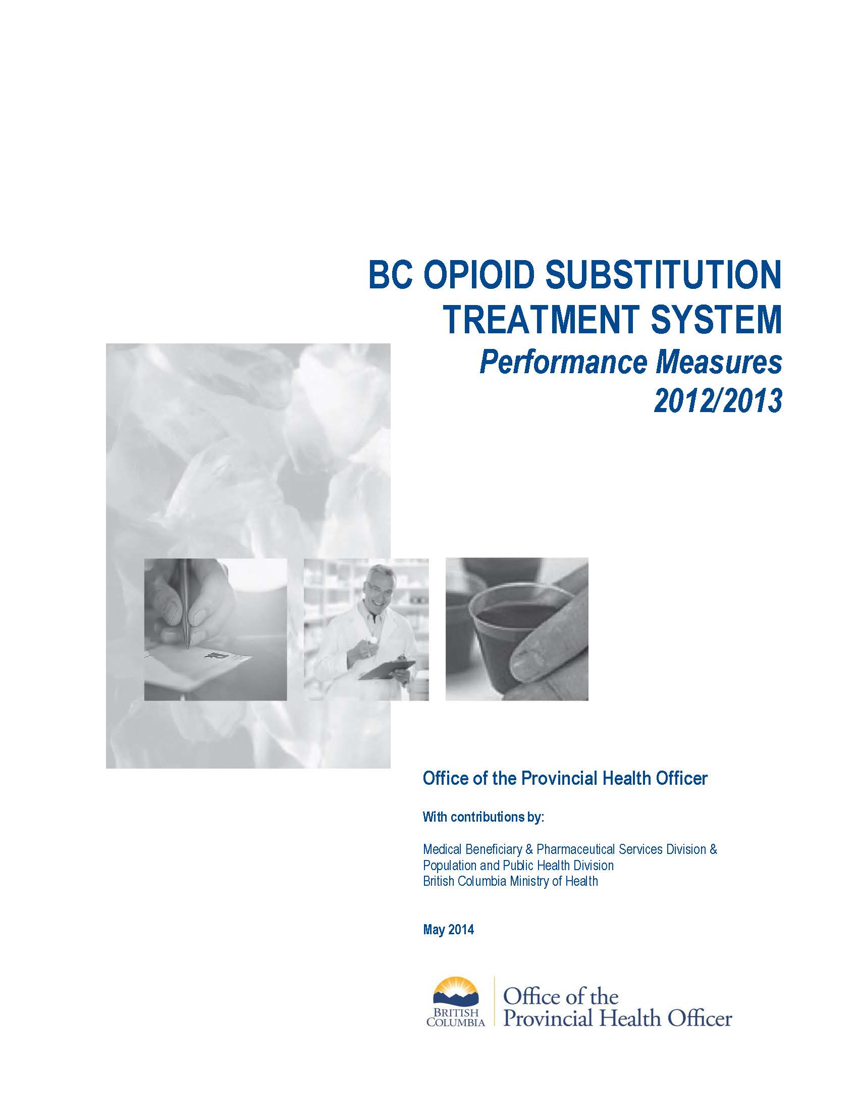 BC Opioid Substitution Treatment System: Performance Measures (2012/2013)
