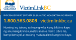 VictimLinkBC - Tagalog Wallet Card (PDF)