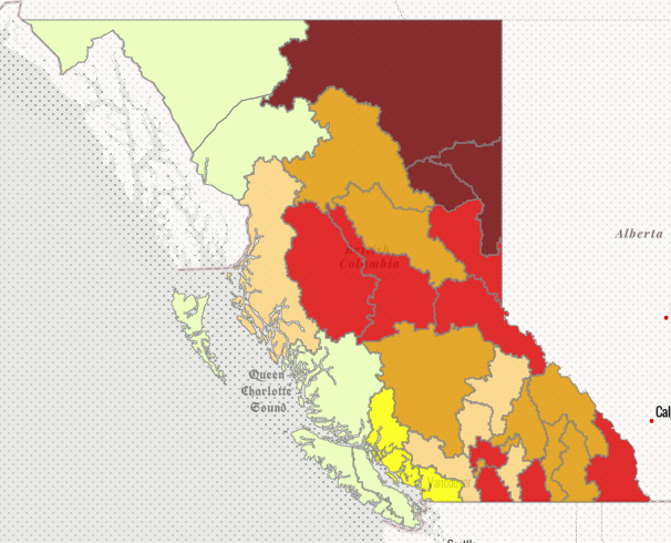 Drought Information Resources And Response For B C Province Of   Drought Map Current 