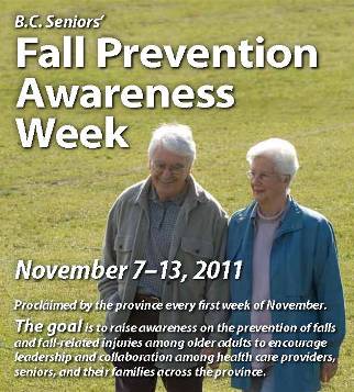 Seniors’ Falls Prevention Awareness Week 2011