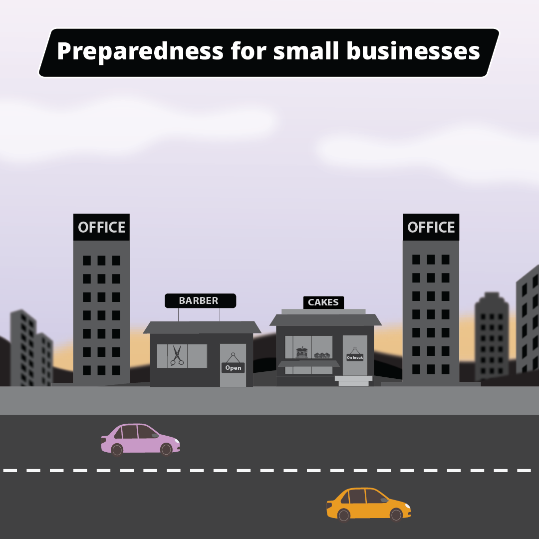 An image of different business, encouraging emergency preparedness