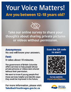 Download the intimate images survey poster (PDF, 296.1KB)