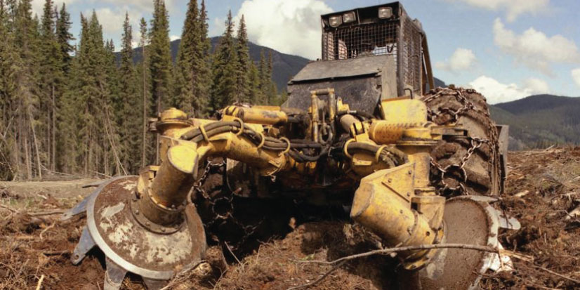 Photo of a disk trencher