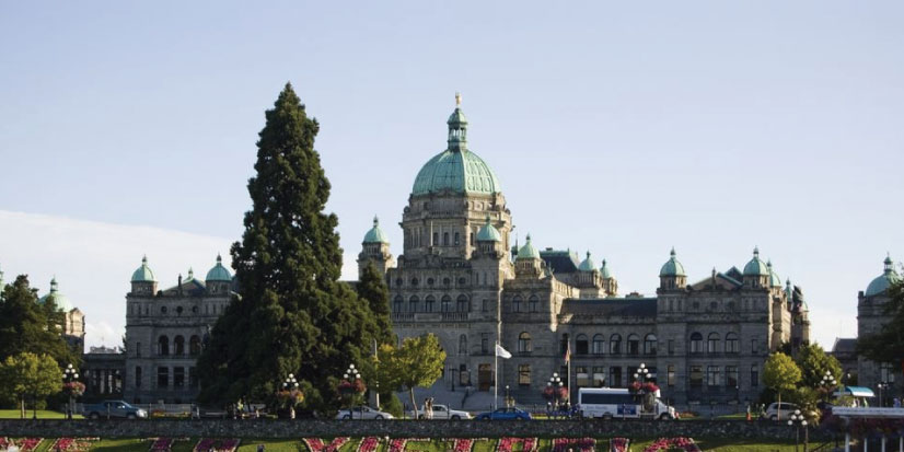 Photo of the British Columbia Parliament Buildings