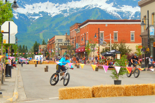 Bike festival in Fernie, B.C.