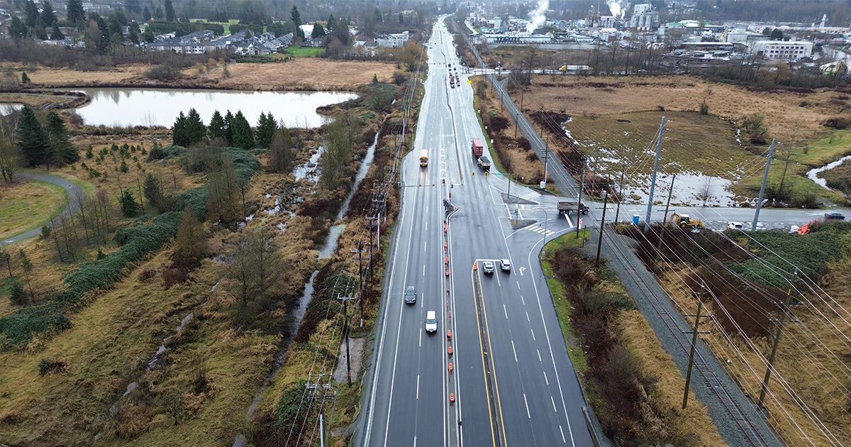 B.C. Highway 11 Flood Recovery project was completed in December 2024