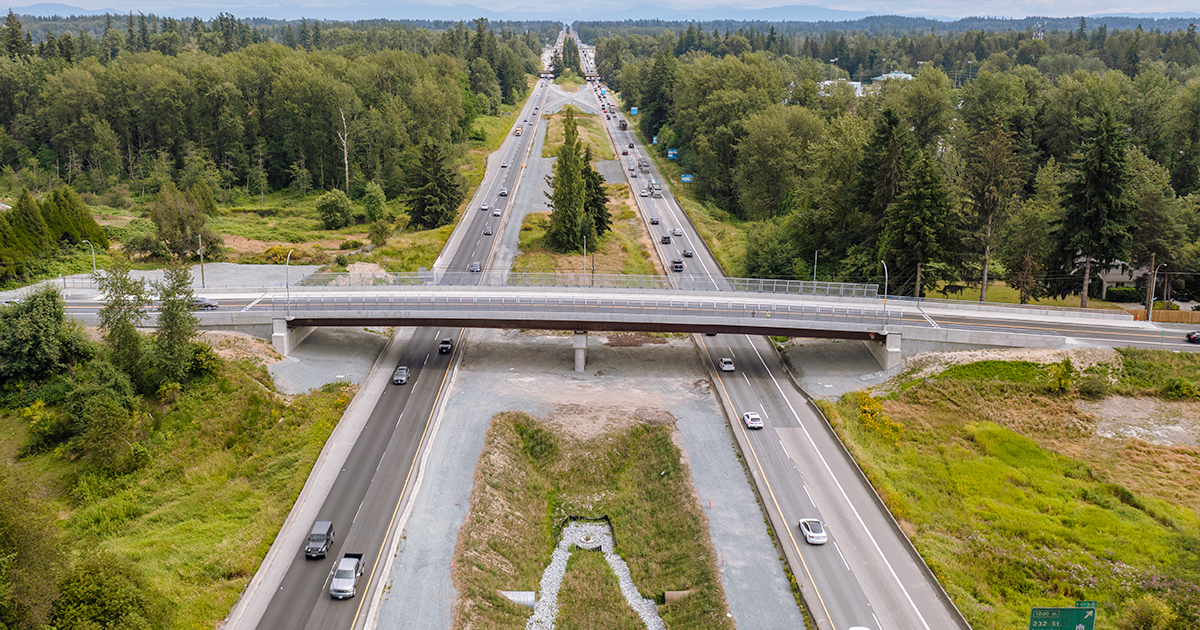 Photo of Highway 1 from 216th Street to 264th Street currently under construction