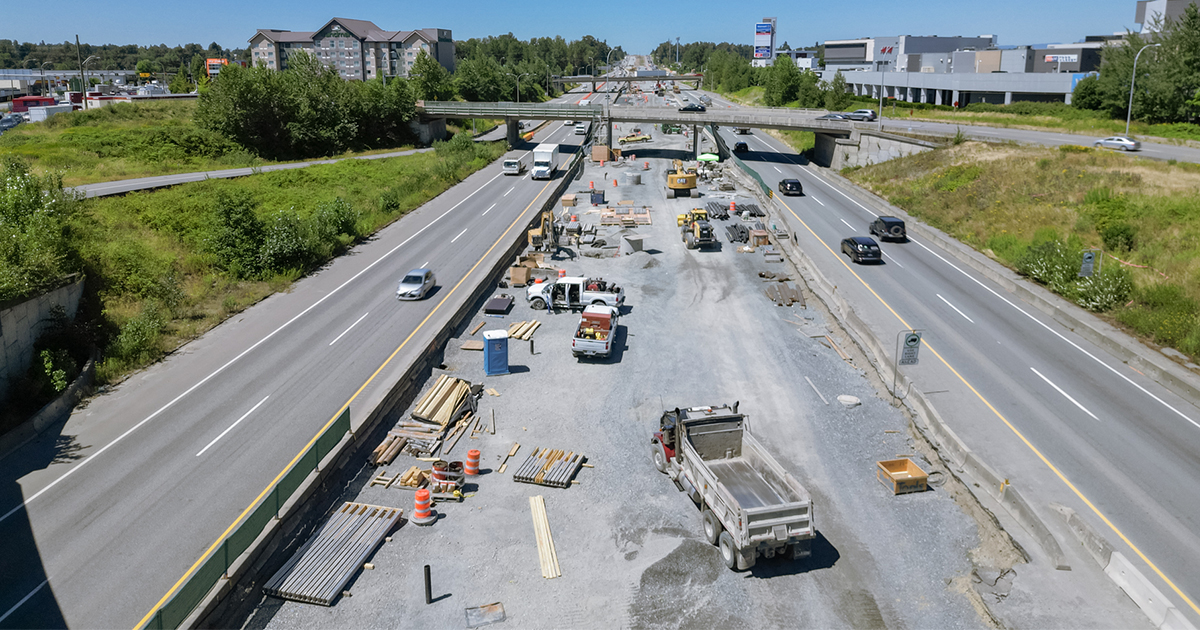 Highway 1 from Mt. Lehman Road to Highway 11